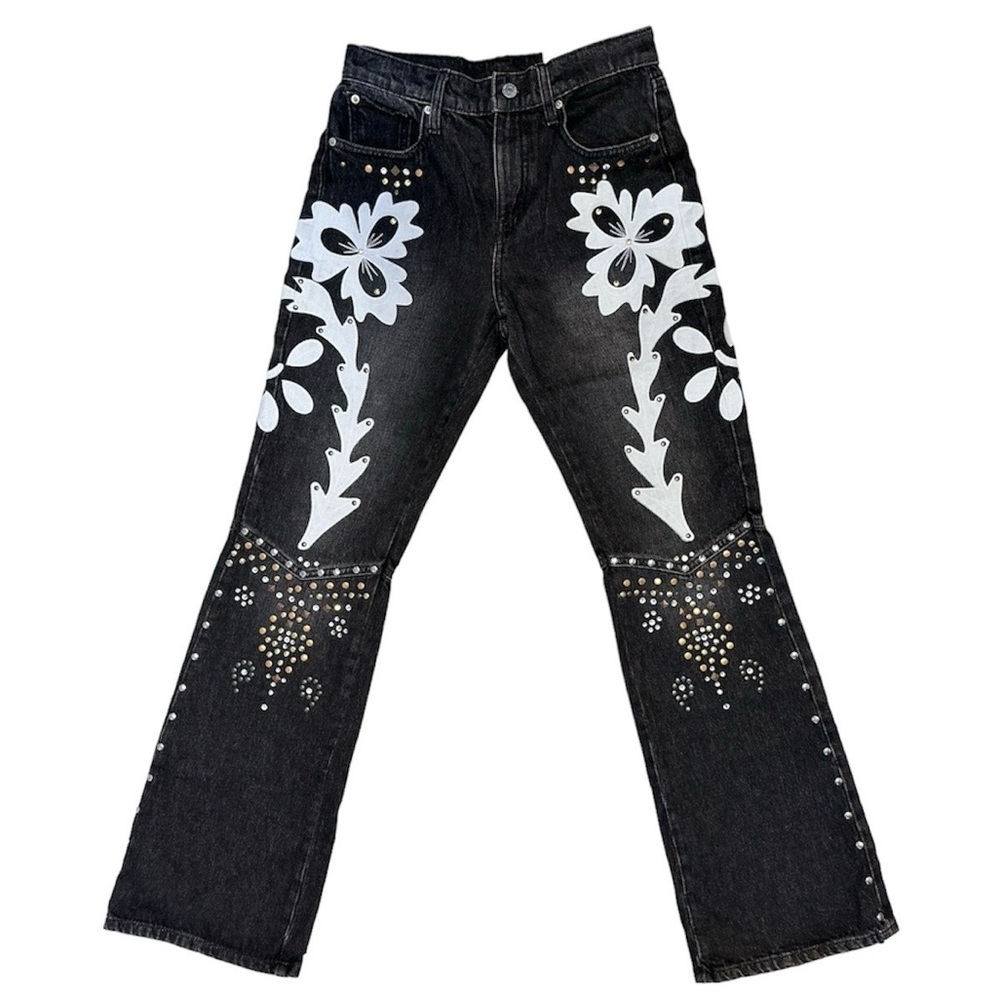 BDG ‘90s Mid-Rise Bootcut Embellished Jeans